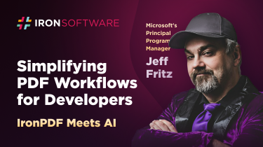 IronPDF와 AI의 만남: 개발자를 위한 PDF 워크플로 간소화